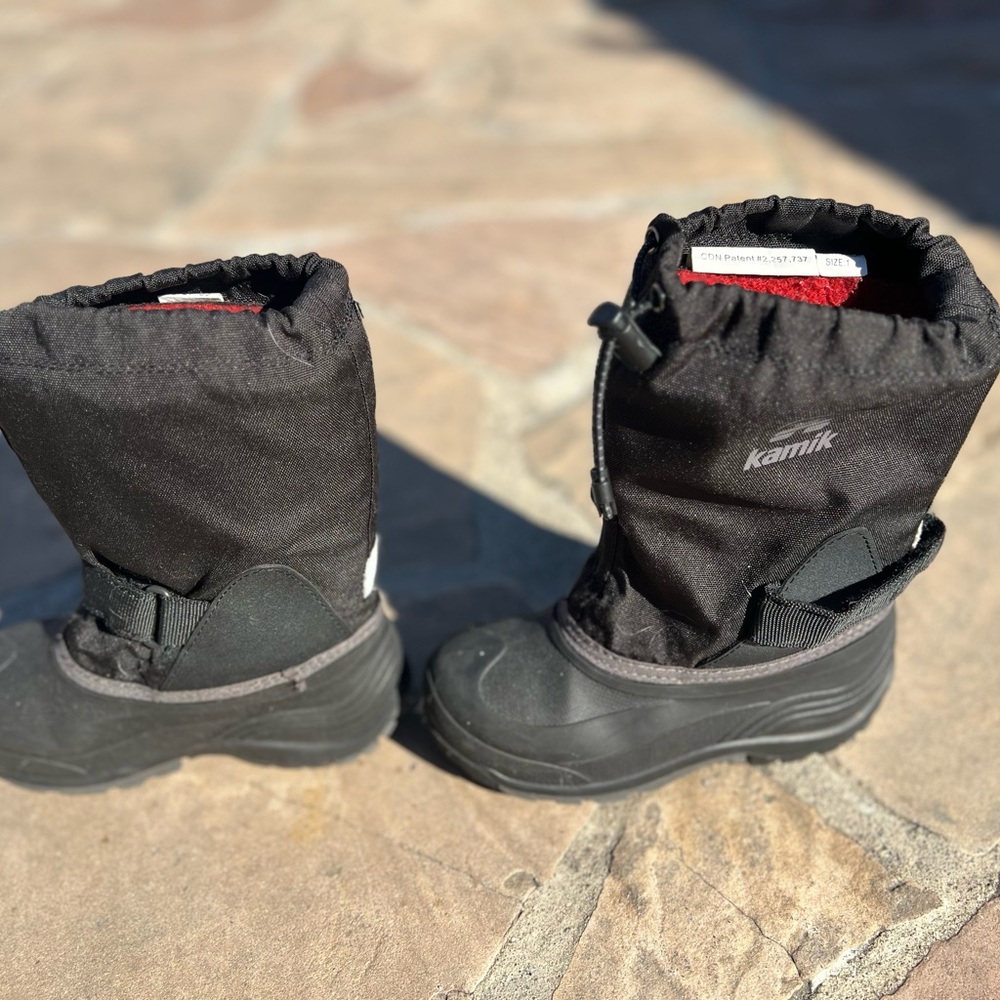 Kamik Kids Black Snow Boots